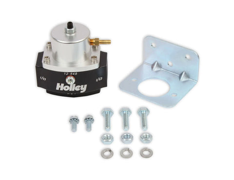 Holley EFI Billet Bypass Fuel Pressure Regulator Kit 15-60 Psi - Fittings and Gauge Included