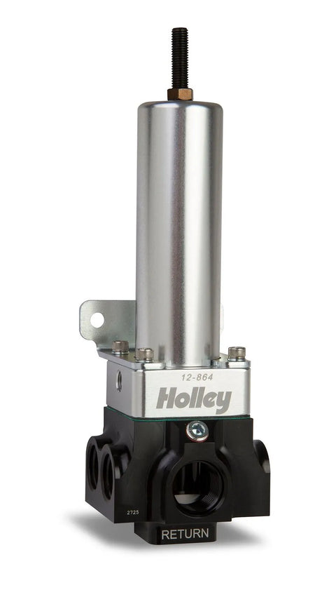 Holley EFI 4 Port VR Series Fuel Pressure Regulator Four Port Adjustable 40 to 100 PSI Boost Reference 1:1