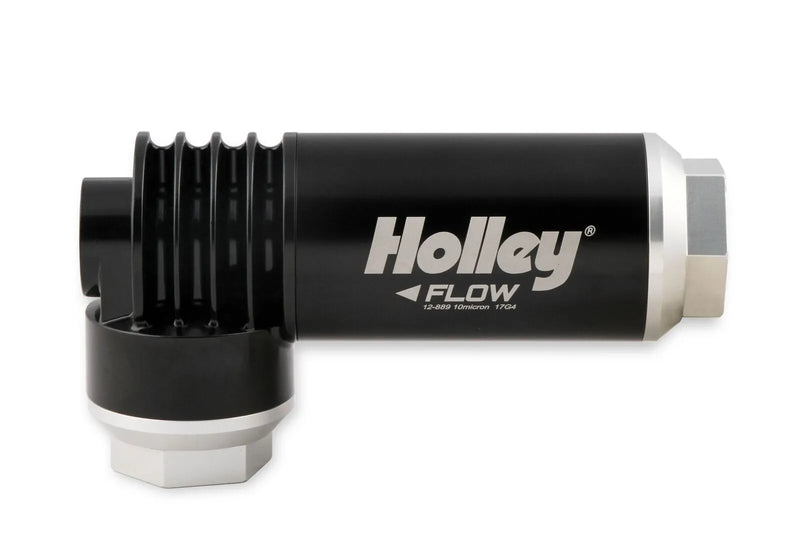 Holley EFI Diecast Filter Regulator -8AN Internal Regulator is preset at 59.5 psi #12-888 has 3/8" NPT ports. #12-8...