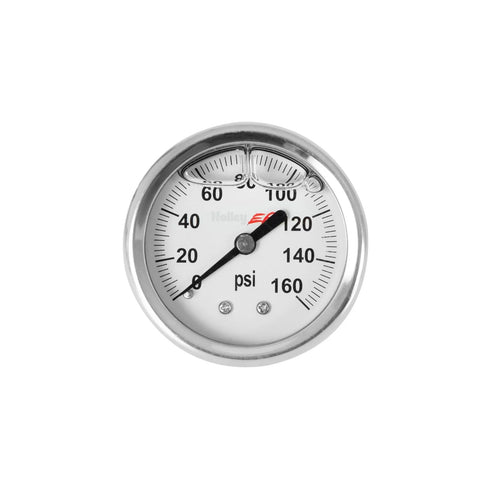 Holley EFI Fuel Pressure Gauge Liquid-filled - 0-160 PSI