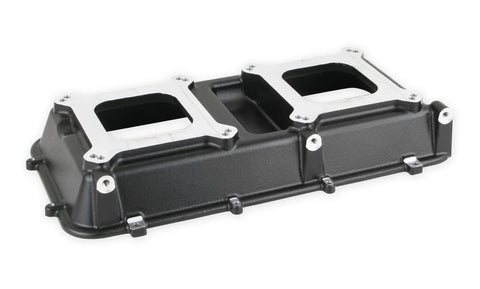 Holley EFI Hi-Ram Intake Plenum Top Only - 2 x 4150 - Flat Black Finish Hi-Ram - Plenum Top Only - 2 x 4150