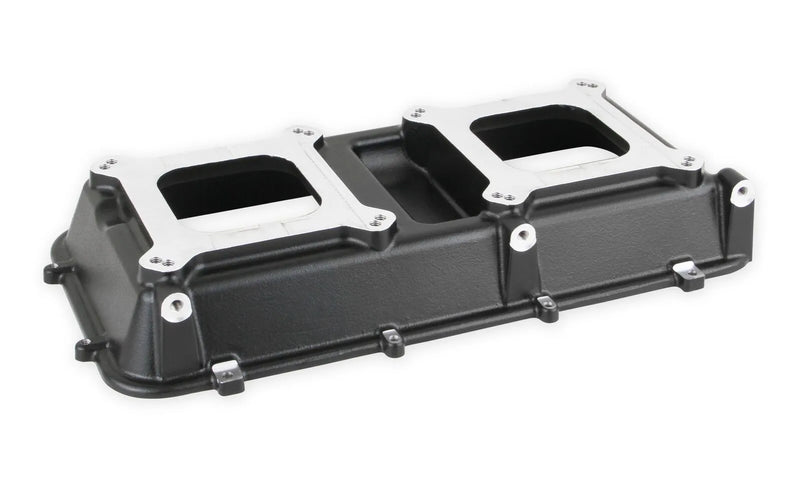 Holley EFI Hi-Ram Intake Plenum Top Only, 2 x 4150- Semi-Gloss Black Finish Hi-Ram - Plenum Top Only - 2 x 4150