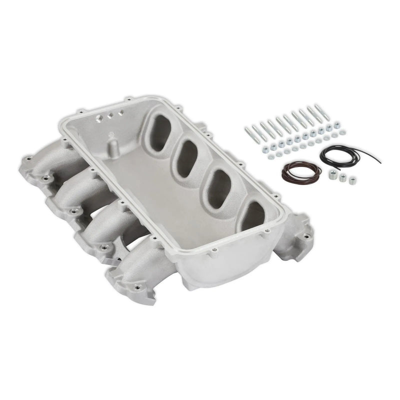 Holley EFI Lo-Ram Manifold Base - GM Gen V LT Top-Feed - OE Direct Injection Only - Satin Finish