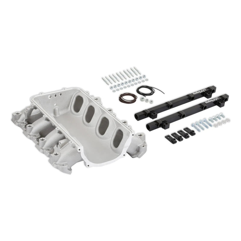 Holley EFI Ultra Lo-Ram Manifold Base and Port Injection Fuel Rails- GM Gen V LT Front-Feed - With Port Injection...