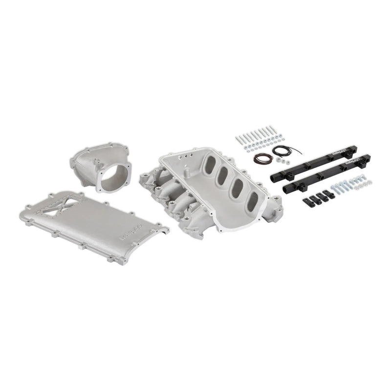 Holley EFI Ultra Lo-Ram Manifold Kit and Port Injection Fuel Rails- GM Gen V LT Front-Feed - With Port Injection...