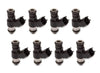 Holley EFI Flow Matched 220PPH Fuel Injector Kit - Eight Pack PICO/EV6 Style - High Impedance - Flow Matched