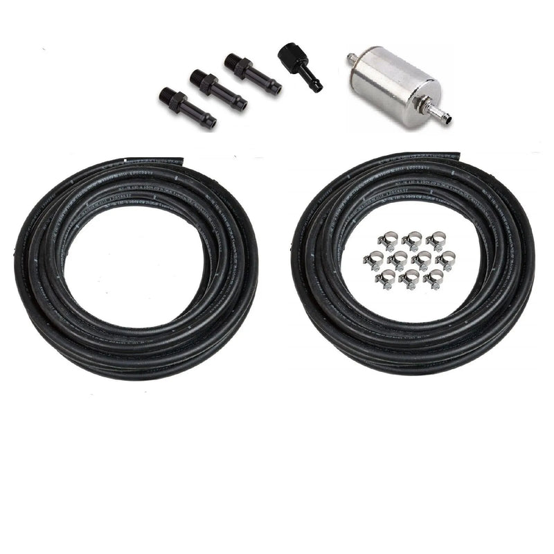 Holley EFI Fuel System Kit Fuel system consisting of; 40ft of 3/8" Vapor Guard Fuel Hose, Filter, necessary hardwa...