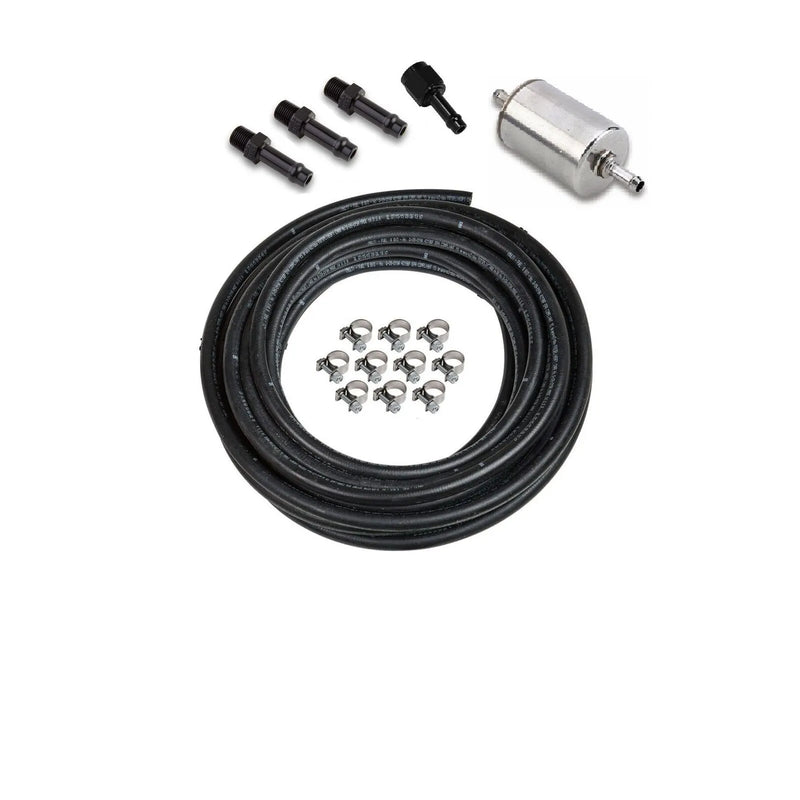 Holley EFI Fuel System Kit Fuel system consisting of; 20ft of 3/8" Vapor Guard Fuel Hose, Filter, necessary hardwa...