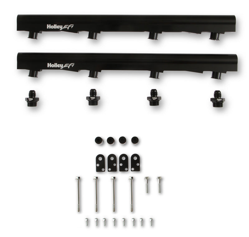 Holley EFI BILLET FUEL RAILS - FORD 7.3L GODZILLA Fits Ford 7.3L Godzilla Engine