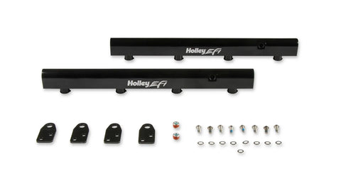 Holley EFI Hi-Flow Billet Fuel Rails for Coyote Engines 2011-2021 Ford Coyote Engines including the 2018-2021 Direc...