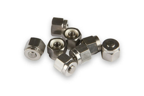 Holley EFI 1/4" Stainless EGT Cap - 8 pack 316 Stainless steel Cap for 1/4" EGT bungs.