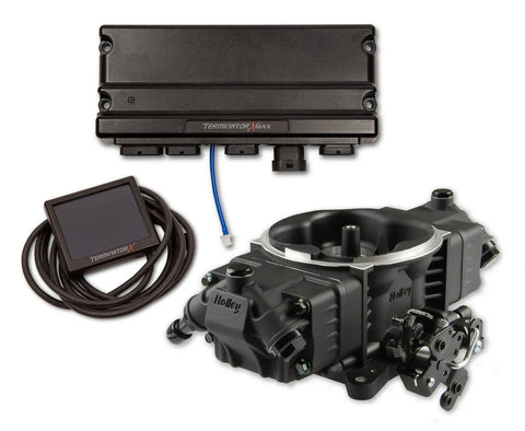 Holley EFI Terminator X Max Stealth 4150 - Black Pre-2009 GM 4L60E/4L80E Transmission Control - 1250 HP (image 2)