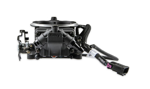 Holley EFI Terminator X Max Stealth 4150 - GM LS Engines Black - 24X Crank - Trans Control - 650 HP - 3.5 in. Touch... (image