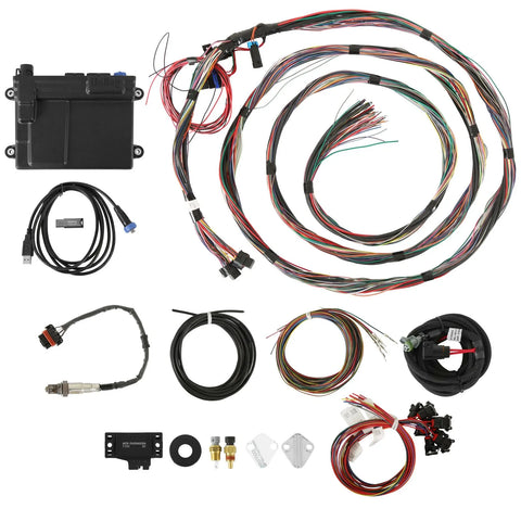 Holley EFI HP EFI ECU & Harness Kits Unterminated Universal Harness, Includes Bosch Oxygen Sensor
