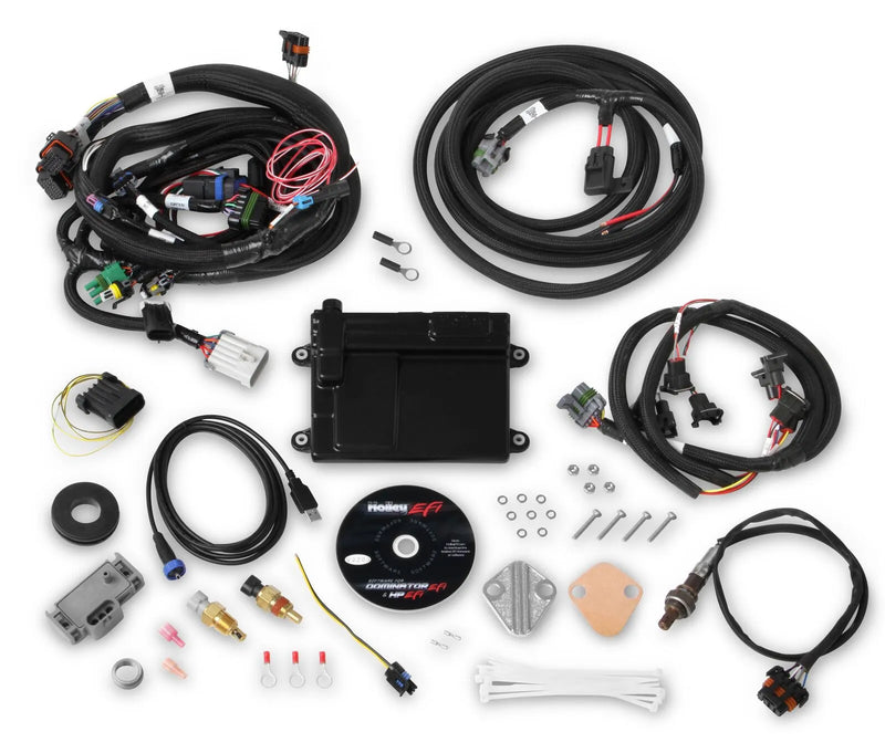 Holley EFI HP EFI ECU & Harness Kits Universal FORD V8 Multi-Point Fuel Injection, Includes NTK Oxygen Sensor, and...