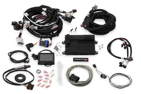 Holley EFI Terminator LS MPFI Kit 1997-2007 4.8/5.3/6.0 Truck Engines with 24x crank reluctor, No Laptop Required...