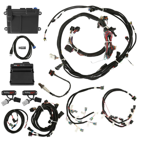 Holley EFI 2011-2012 Ford Coyote Ti-VCT HP EFI Kit, BOSCH O2, USCAR INJ