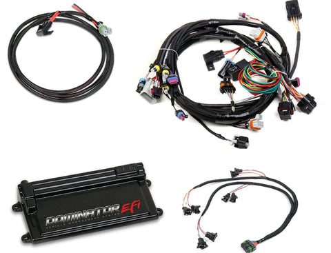 Holley EFI Dominator EFI Kit - LS1 Main Harness with EV1 Injector Harness Fits GM LS 24x Crank, 1x Cam - LS1/LS6 st...