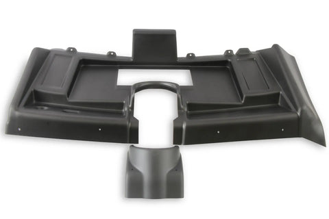 Holley EFI Dash Bezels for the 6.86" Dashes 1969 CAMARO BLACK DASH PANEL without AC Vents — fits Chevrolet Camaro G...