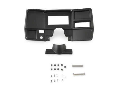 Holley EFI Dash Bezels for the 6.86" Dashes 1973-1983 CHEVY/ GMC TRUCK BLACK DASH PANEL no A/C vents