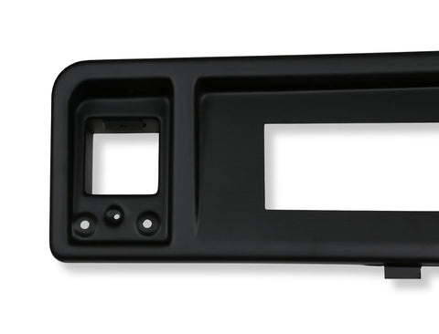 Holley EFI Dash Bezels for 6.86" PRO Dashes 1973-1979 Ford Truck - 6.86" Dash Panel - Black - With A/C Vents — fits... (image