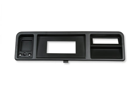 Holley EFI Dash Bezels for 6.86" PRO Dashes 1973-1979 Ford Truck - 6.86" Dash Panel - Black - NO A/C Vents — fits F...