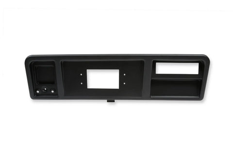 Holley EFI Dash Bezels for 7" Dashes 1973-1979 Ford Truck - 7" Dash Panel - Black - NO A/C Vents — fits Ford F-100 Usa