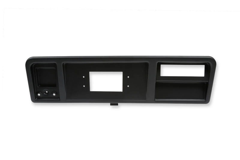 Holley EFI Dash Bezels for 7" Dashes 1973-1979 Ford Truck - 7" Dash Panel - Black - NO A/C Vents — fits Ford F-100 Usa