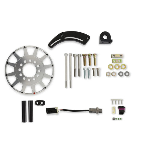 Holley EFI 8-Inch 12-1X Crank Trigger Kit, LS, Hall Effect For Gen III and IV LS