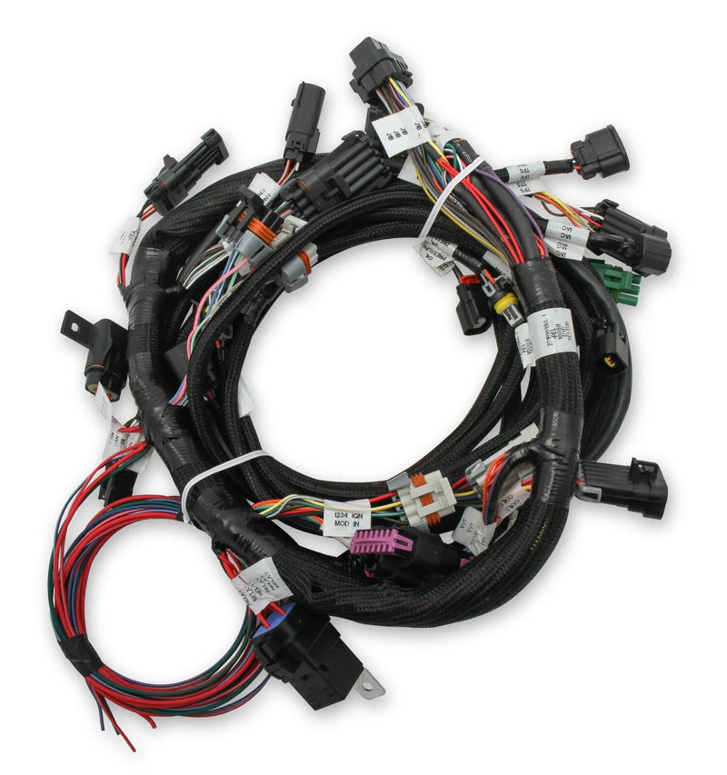 Holley EFI Ford Coyote Engine Main Harness w/ Ti-VCT and stock coils 2011-2017 Coyote Engine Main Harness compatibl...