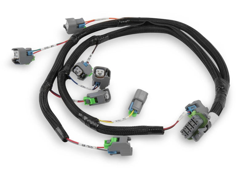 Holley EFI Ford V8 Injector Harness Evenly spaced Ford V8 Injector Harness for USCAR / EV6 style Injectors