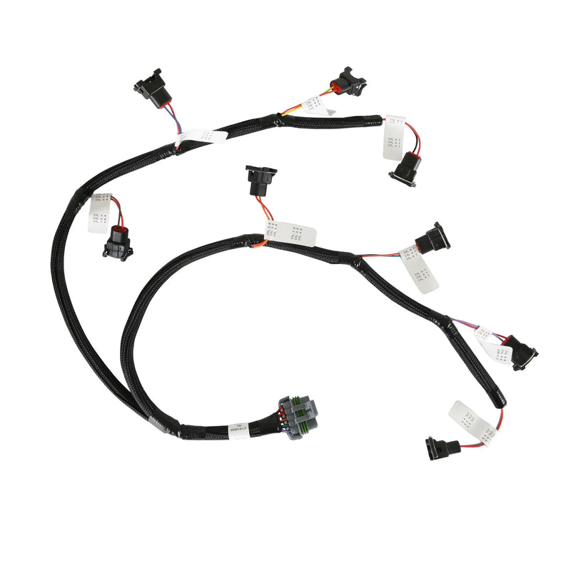 Holley EFI Ford V8 Injector Harness Evenly spaced Ford V8 Injector Harness for Jetronic "Bosch EV1" style Injectors