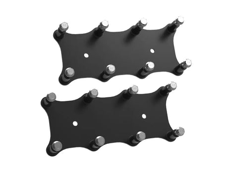 Holley EFI Igntion Coil Remote Relocation Bracket, Black Finish, Pair Gen V Coil Body, Remote Relocation System - B... (image