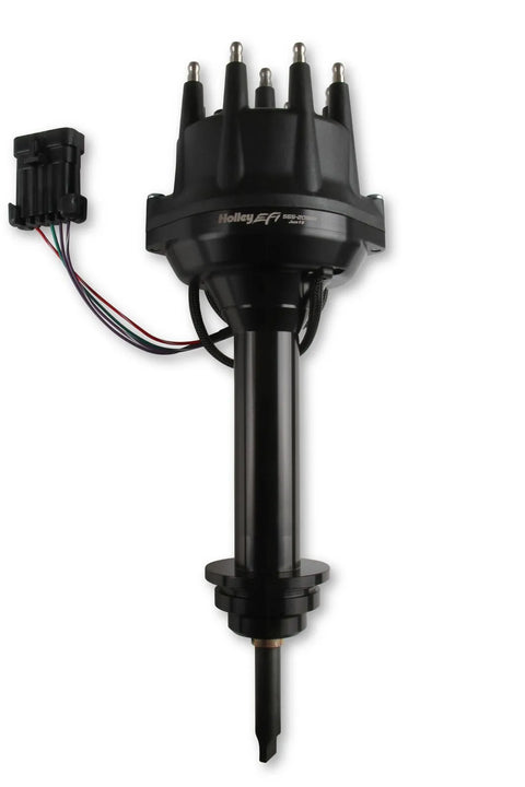 Holley EFI Dual Sync Mopar 383-400 Distributor, Black Black - Plug and Play with
