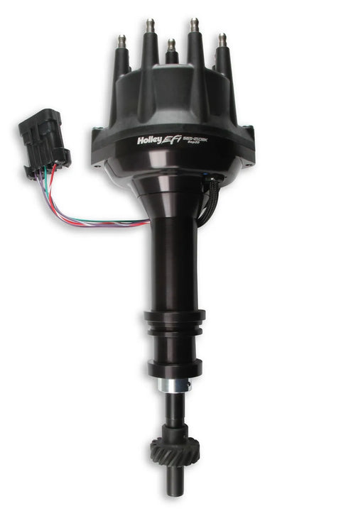 Holley EFI Dual Sync Ford 351C, 400M, 429-460 Distributor, Black Black - Plug and Play with