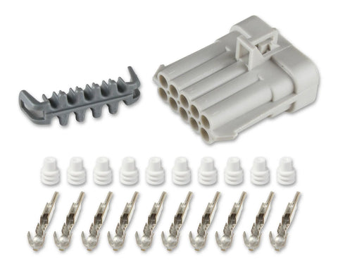 Holley EFI Injector Connector - Main Harness Side METRIPACK, 10 PIN MALE, GREY