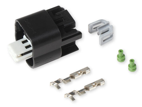 Holley EFI GM Manifold Air Temp Connector GT 150, 2 CAVITY, FEMALE, BLACK
