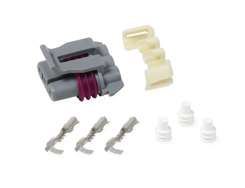 Holley EFI LS Manifold Air Pressure & Crank Shaft Position Sensor METRIPACK, 3 CAVITY, FEMALE, GREY