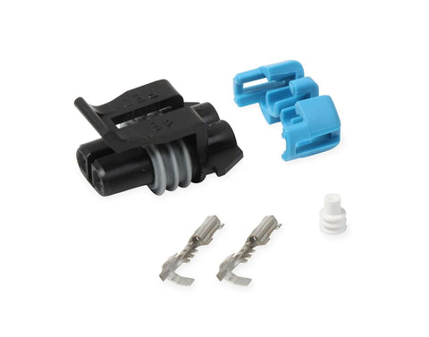 Holley EFI LS1 KNOCK METRIPACK, 2 CAVITY, FEMALE, BLACK
