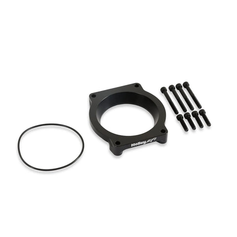 Holley EFI COYOTE THROTTLE ADAPTER KIT Allows use of 2011-2023 Mustang GT throttle bodies