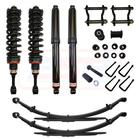 Performance Suspension Racing TTG 2" Lift Kit Std Duty Front and Heavy Duty Rear 400KG (Hilux N70) — fits Toyota Hi...