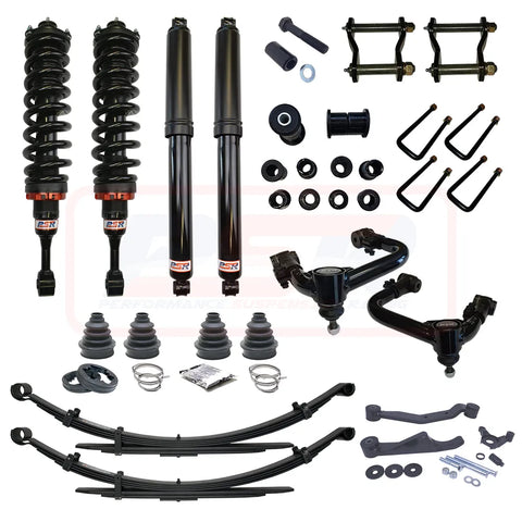 Performance Suspension Racing TTG 4" Lift Kit Std Duty Front and Rear (Hilux N70) — fits Toyota Hilux An10 An20 An3...