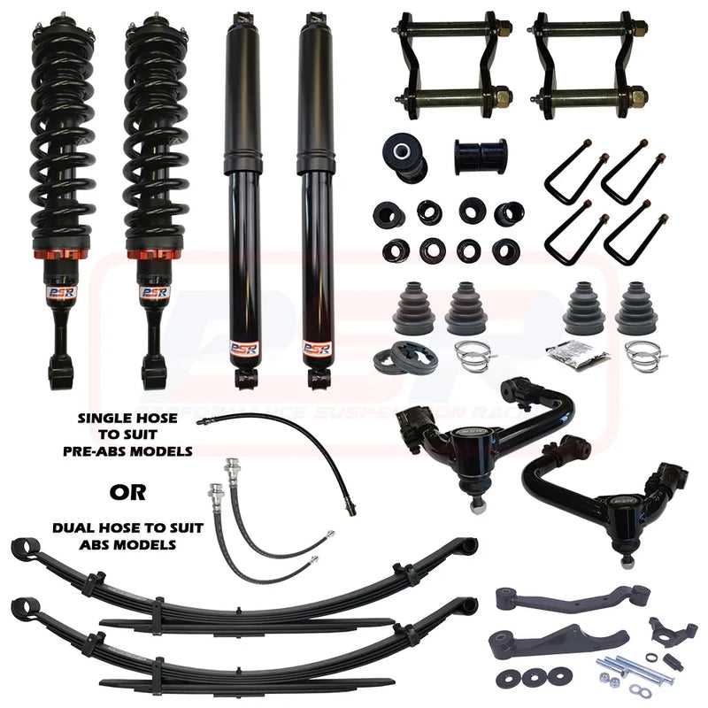 Performance Suspension Racing TTG 4" Lift Kit Long Travel Deluxe (Hilux N70) — fits Toyota Hilux An10 An20 An30 Series