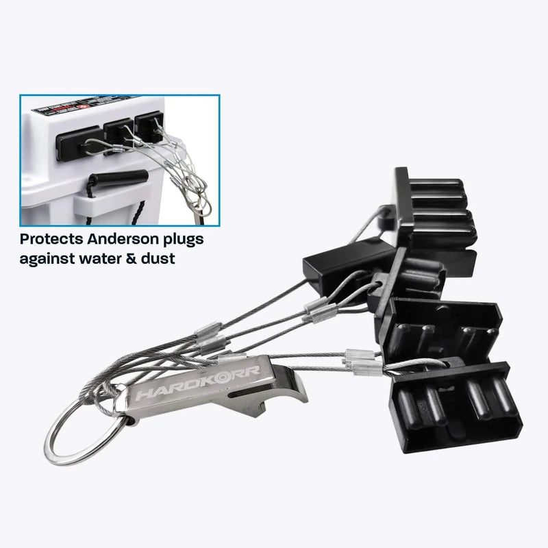 Hardkorr Power Anderson Plug Covers & Bottle Opener For Battery Box