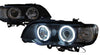 Ccfl Angel-Eyes Projector Head Lights to suit BMW X5 E53 PRE LCI 2000-2003 — image 2