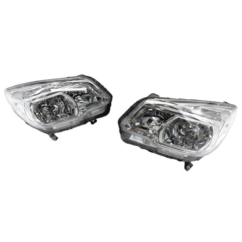 Pair Head light Lamp Fit For Holden Colorado RNon-Projector 06/2012-06/2016