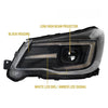 LED DRL Projector Sequential Headlights to suit Subaru Forester S4 Factory Xenon Type 2013-2018 — image 6
