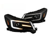 LED DRL Projector Sequential Headlights to suit Subaru Forester S4 Factory Xenon Type 2013-2018 — image 3
