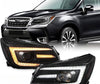 LED DRL Projector Sequential Headlights to suit Subaru Forester S4 Factory Xenon Type 2013-2018 — image 4