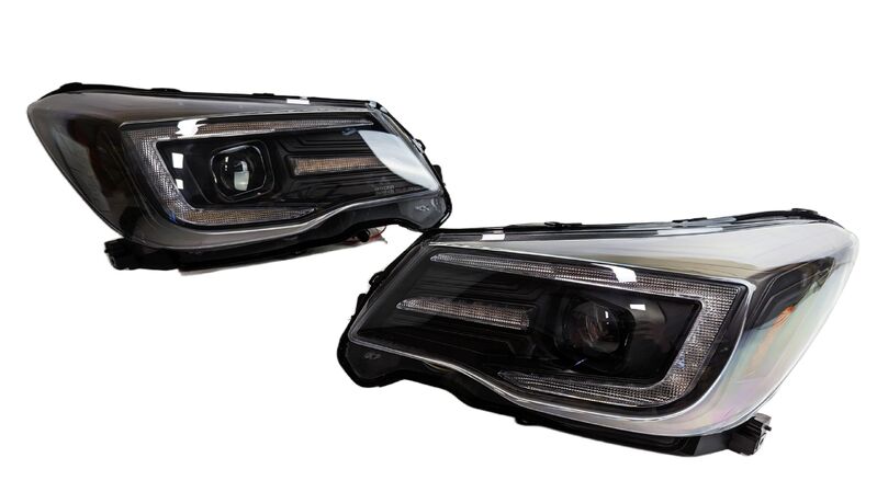 LED DRL Projector Sequential Headlights to suit Subaru Forester S4 Factory Xenon Type 2013-2018 — image 1